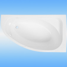 Ванна акриловая AQUANET Mia 1400х800х595 правая, + каркас, без экрана
