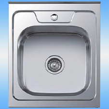Мойка накладная LEDEME глянцевая L95060 с сифоном 500x600x180