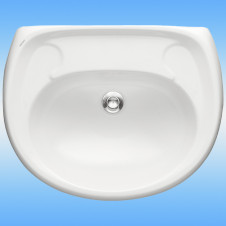 Раковина подвесная SANTERI ВОРОТЫНСКИЙ 57 без отверстия под смеситель, белый 571x446x192