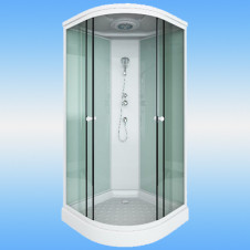 Душевая кабина STYLE ES-312W 900x900х2150 низкий поддон, матовые стекла