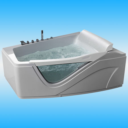 Ванна акриловая GEMY G9056 B R 1700х1300х750 с каркасом, асимметричная, правая