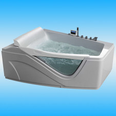Ванна акриловая GEMY G9056 K L 1700х1300х750 с каркасом, асимметричная, левая