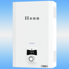 Колонка газовая NEVA 4610 E 18кВт, белая 550х150х340