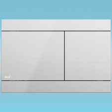 Смывная клавиша для инсталляции ALCAPLAST FLAT INOX FUN матовая