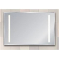 Зеркало с подсветкой GLASSIKO GIOVANE 1000x650 с выключателем, фацетом 15 мм, матированное