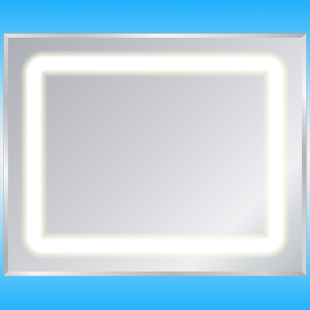 Зеркало люкс GLASSIKO GRAZIA 900x700х27 с подсветкой, подогревом и сенсором