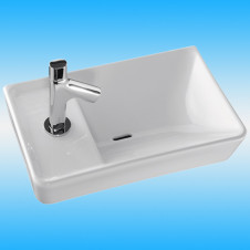 Раковина подвесная JACOB DELAFON REVE E4805 с отверстием для смесителя, без перелива 450x285 белая