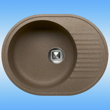 Кухонная мойка из кварца TOLERO CLASSIC R-122 575x455x200, темно-бежевый