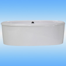 Ванна мраморная BELLA ARTI МЮРЕЛЬ 1800х900х660 овальная, с экраном
