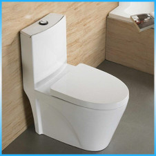 Унитаз-компакт MELANA 800-2010 моноблок 680х400х780 сиденье дюропласт, белый
