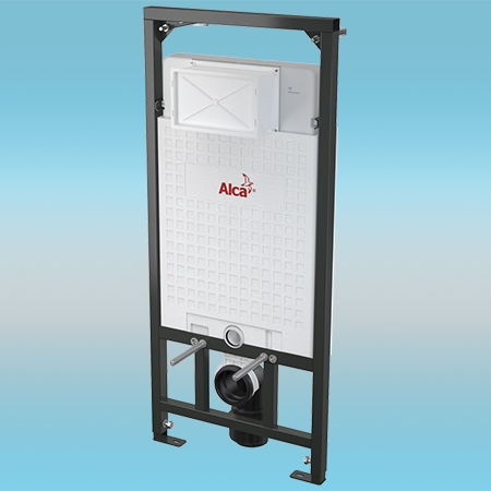 Инсталляция для подвесного унитаза ALCAPLAST A101/1120 Sádromodul с бачком, коленом Ø90/110