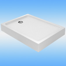 Душевой поддон Wasserkraft AMPER 29T07U акриловый, универсальный, с сифоном 1200х900х175