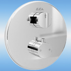 Смеситель встраиваемый для душа ECA THERMOSTATIC 102101148 термостатический, хром