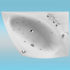 Ванна акриловая AQUATIKA АЛЬПИНА БАЗИК 1700х1100x600 правая, с каркасом 