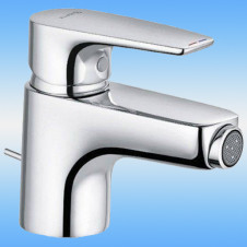 Смеситель для биде KLUDI PURE & SOLID 342170575 однорычажный, с литым изливом, хром