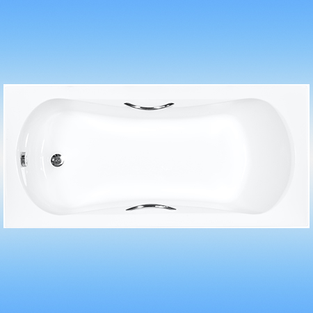 Ванна акриловая BESCO ARIA PROSAFE 1500х700х340 без каркаса и сифона, белая