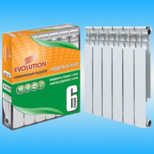 Радиатор алюминиевый Evolution EvA500 80/500 6 секций