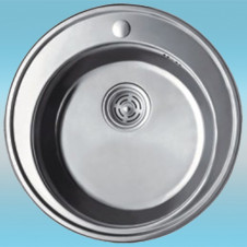 Мойка врезная FRAP матовая FS510 с сифоном 510х510х180