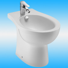 Биде напольное JACOB DELAFON PATIO JD EBB0002 без крышки 535x356 белый