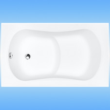 Ванна акриловая BESCO ARIA REHAB 1200х700х520 без каркаса и сифона, белая