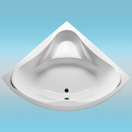 Ванна акриловая RELISAN MIRA 1500х1500x600 угловая, в комплекте с каркасом
