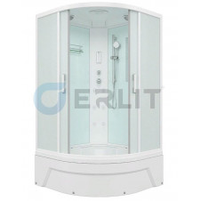 Душевая кабина ERLIT ER5720TW3  поддон высокий 1200x1200x2250 матовая, с г/м