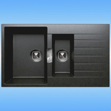 Кухонная мойка из кварца TOLERO LOFT TL-860 860x500x200, черный