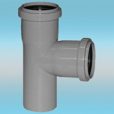 Тройник канализационный ø 50/50x90