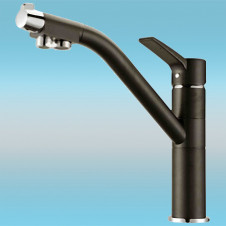 Смеситель для кухни ZorG GraniT CLEAN WATER ZR 401 KF КОФЕ под фильтр