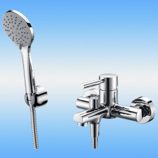 Смеситель для ванны WasserKraft Main 4101 однорычажный, короткий литой излив, хром