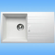 Кухонная мойка из кварца TOLERO LOFT TL-750 750x435x200, белый