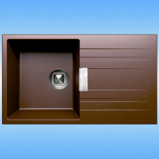 Кухонная мойка из кварца TOLERO LOFT TL-750 750x435x200, коричневый
