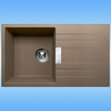 Кухонная мойка из кварца TOLERO LOFT TL-750 750x435x200, темно-бежевый