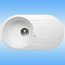 Кухонная мойка из кварца TOLERO LOFT TL-780 780x435x200, белый