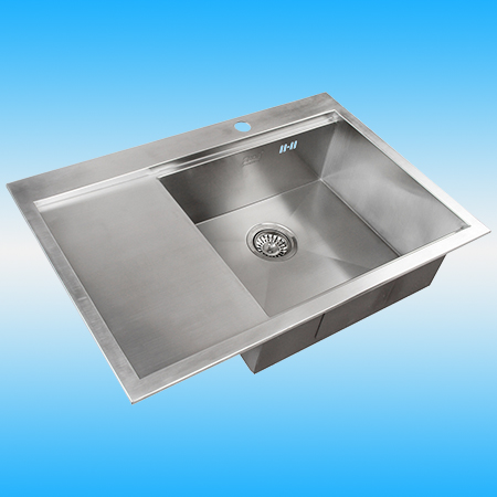 Мойка ZorG MASTER GRATE ZM X-7852-R 1 чаша+ крыло левое 780x520