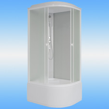 Душевая кабина NIAGARA P120/80/40L/MT левая, высокий поддон, матовые стекла 1200x800x2150
