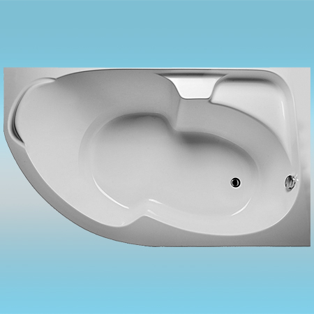 Ванна акриловая RELISAN SOFI 1700х1050x660 правая, в комплекте с каркасом