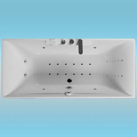 Ванна акриловая AQUATIKA МИНИМА БАЗИК 1800х800x670 правая, с каркасом