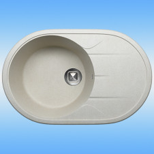 Кухонная мойка из кварца TOLERO CLASSIC R-116 775x510x200, сафари