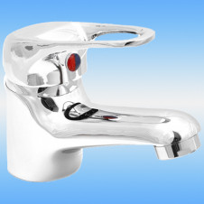 Смеситель для умывальника SANTREK AQUA-790 однорычажный, литой излив, хром