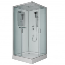 Душевая кабина NIAGARA PREMIUM NG-6002-01Q низкий поддон, прозрачные стекла 1000x1000x2100