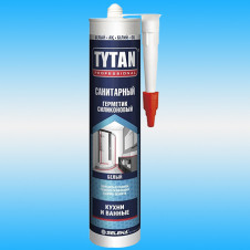 Герметик силиконовый TYTAN PROFESSIONAL санитарный 80 мл белый