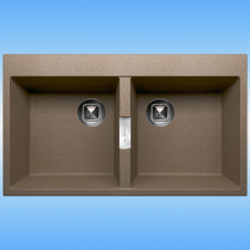 Кухонная мойка из кварца TOLERO LOFT TL-862 860x500x200, темно-бежевый