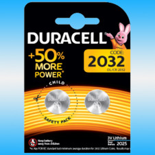 Элемент питания (батарейка) DURACELL 2032 Таблетка (2шт)