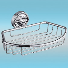 Полка LEDEME L3528-2 подвесная, металлическая, глубокая 230x180 хром