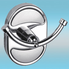 Крючок LEDEME L1905-2 настенный, двойной, металлический, хром