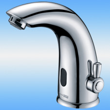 Смеситель для раковины WasserKraft Rossel 2813 сенсорный, короткий литой излив, хром
