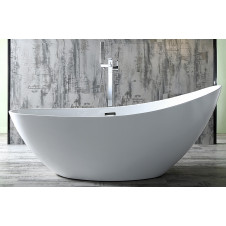 Ванна акриловая ABBER AB9233 1840х790х770 с каркасом, овальная