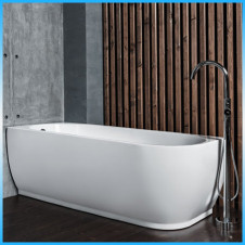 Ванна акриловая NT102 Lago di Nemi 1700х700х600, в комплекте с сифоном