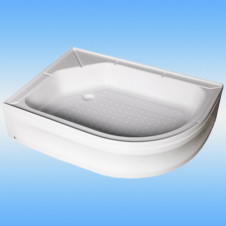 Душевой поддон WEMOR 90/70/24 L акриловый, асимметрия, левый 900х700х240